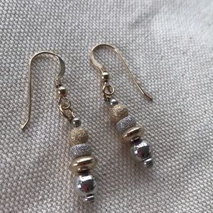 Gold-filled & Sterling Silver Dangle Earrings new